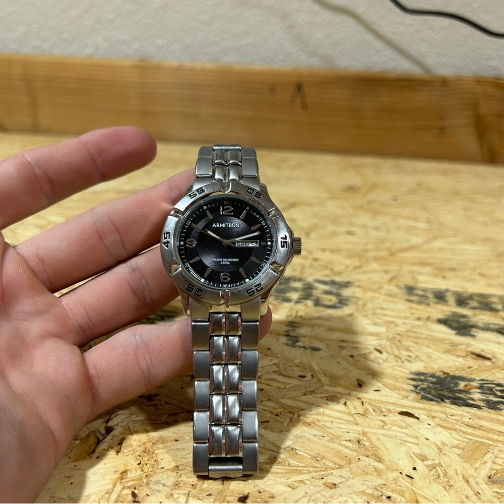 Men’s Armitron Silver Watch